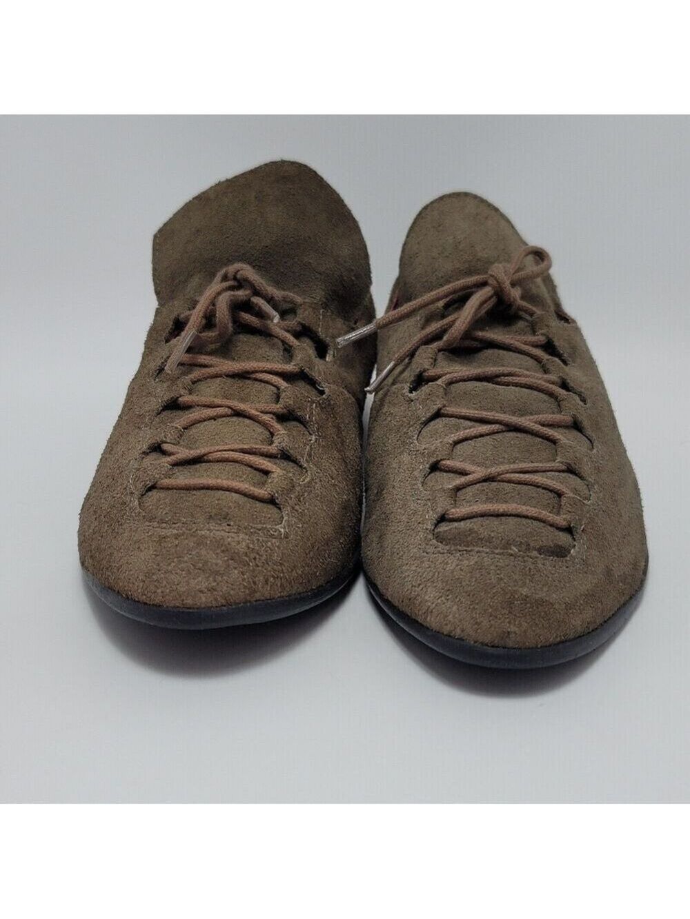 G Wiz Womens Dark Beige Rusty 261037 Suede Lace Up Solid Pump Shoes Size 7M - Picture 4 of 12
